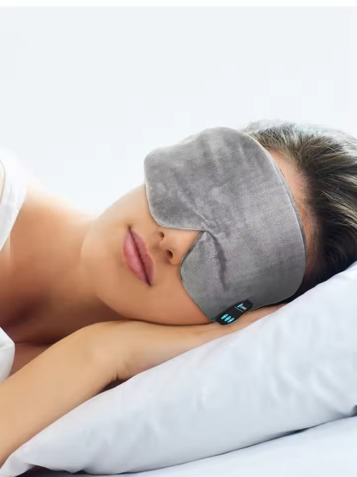 SleepHarmony – Trådlös Bluetooth Sovmask med Hörlurar