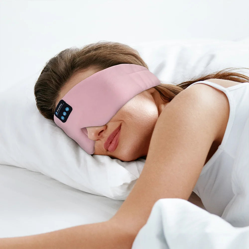 SleepHarmony – Trådlös Bluetooth Sovmask med Hörlurar