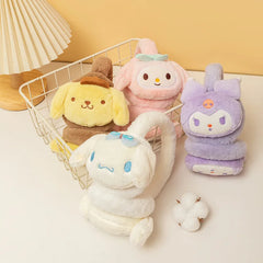 KawaiiWarm – Sanrio Mjuka Öronmuffar med Kuromi, Cinnamoroll & Melody