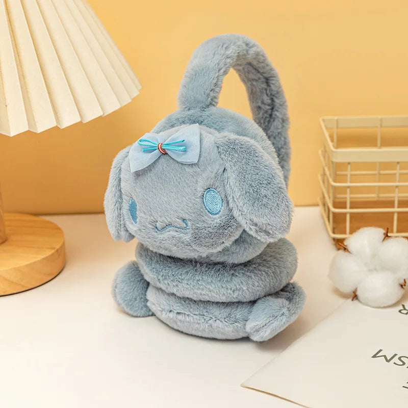 KawaiiWarm – Sanrio Mjuka Öronmuffar med Kuromi, Cinnamoroll & Melody