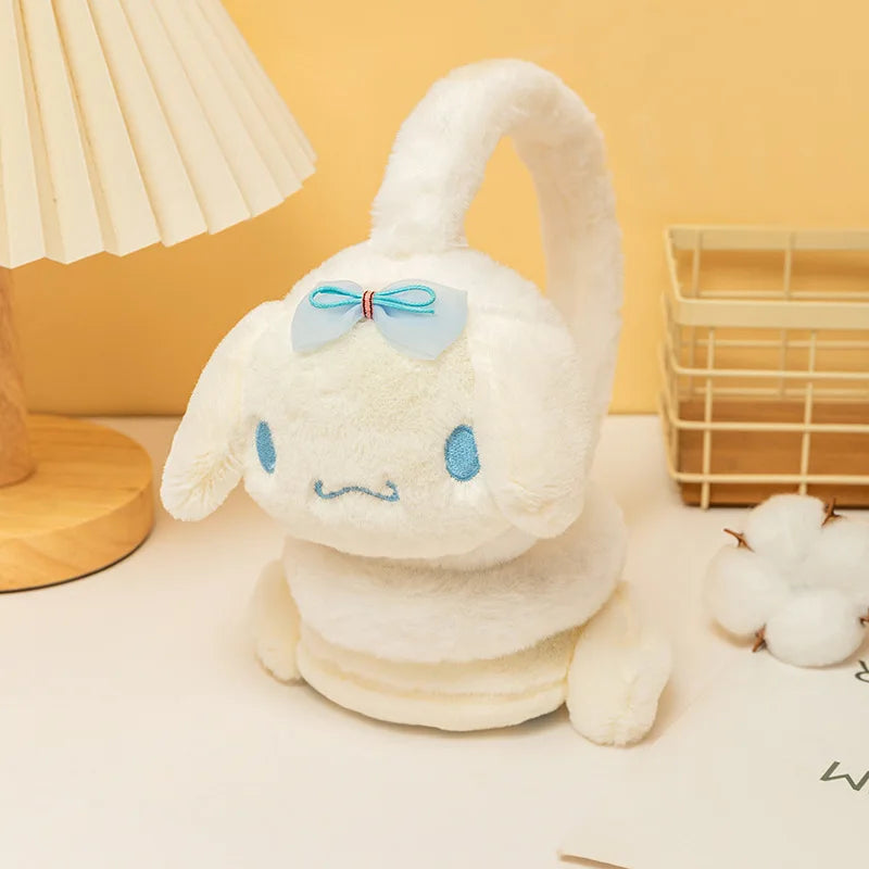 KawaiiWarm – Sanrio Mjuka Öronmuffar med Kuromi, Cinnamoroll & Melody